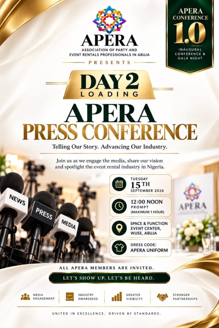APERA Press Conference poster