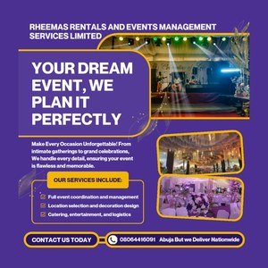 RHEEMA RENTALS AND EVENT logo