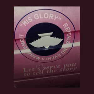 "HIS GLORY" RENTAL AND EVENTS MANAGEMENT logo